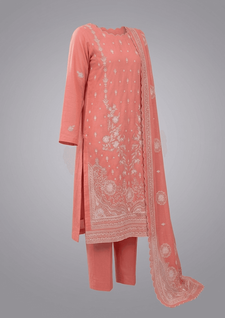 Delaya 3 Piece - Embroidered Lawn Suit