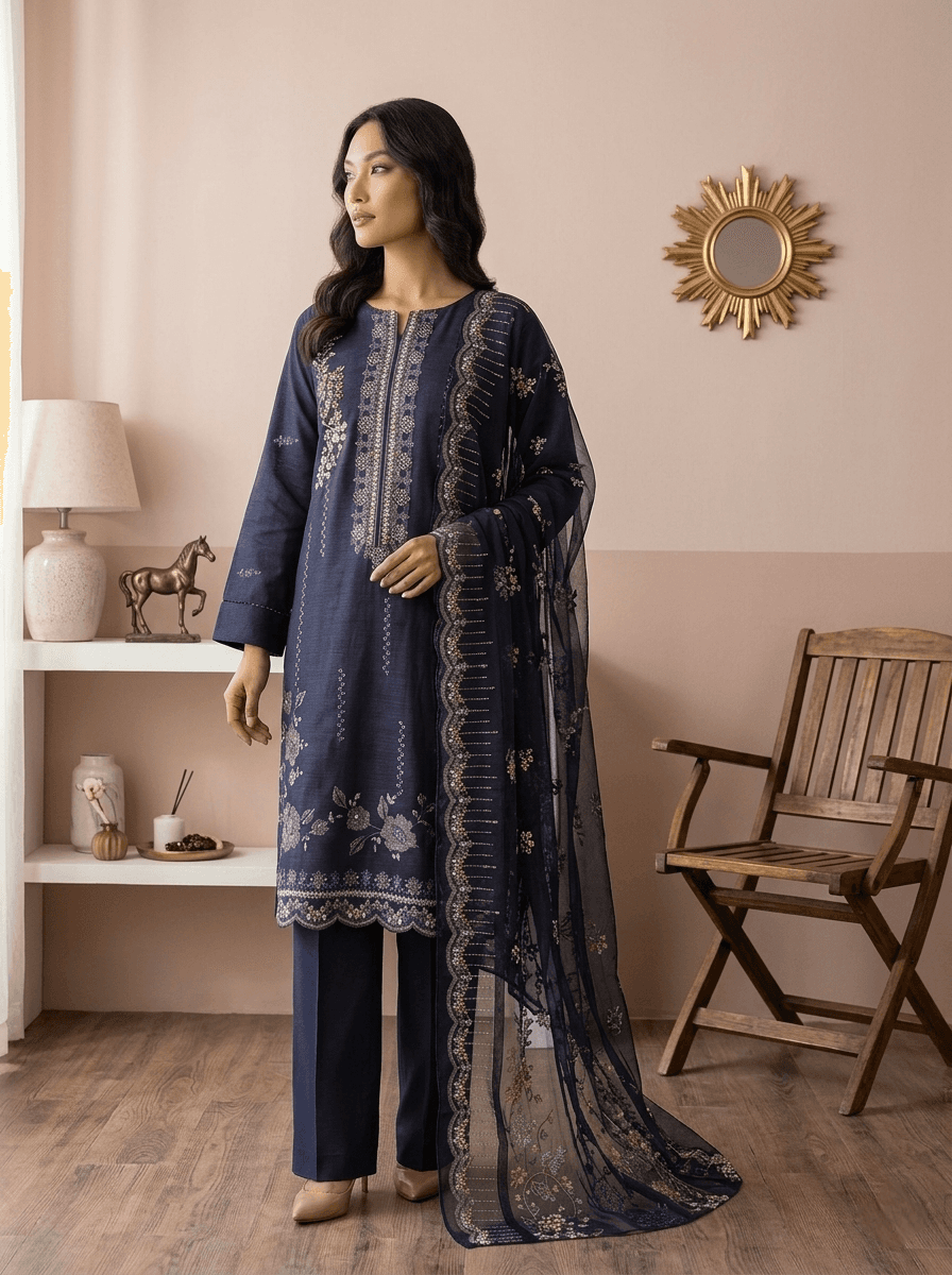 Delaya 3 Piece - Embroidery Lawn Suit