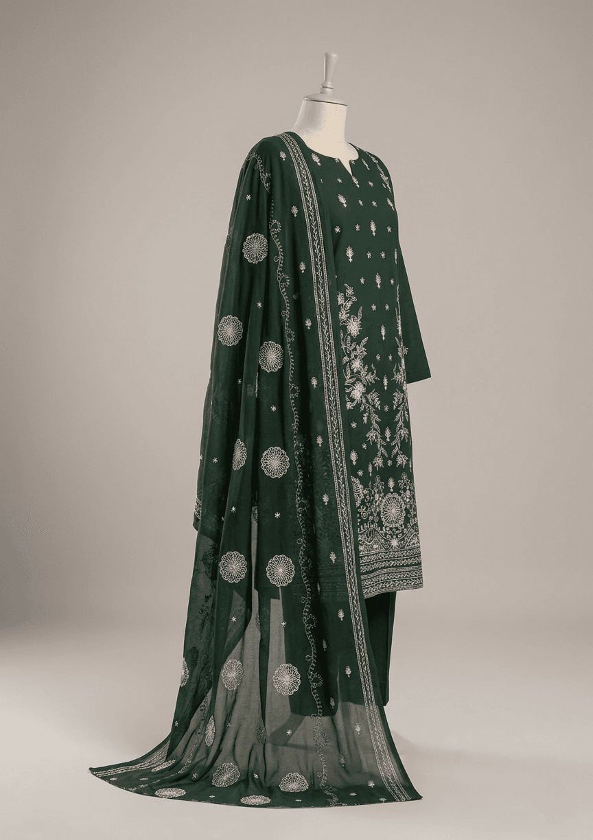 Delaya 3 Piece - Embroidered Lawn Suit