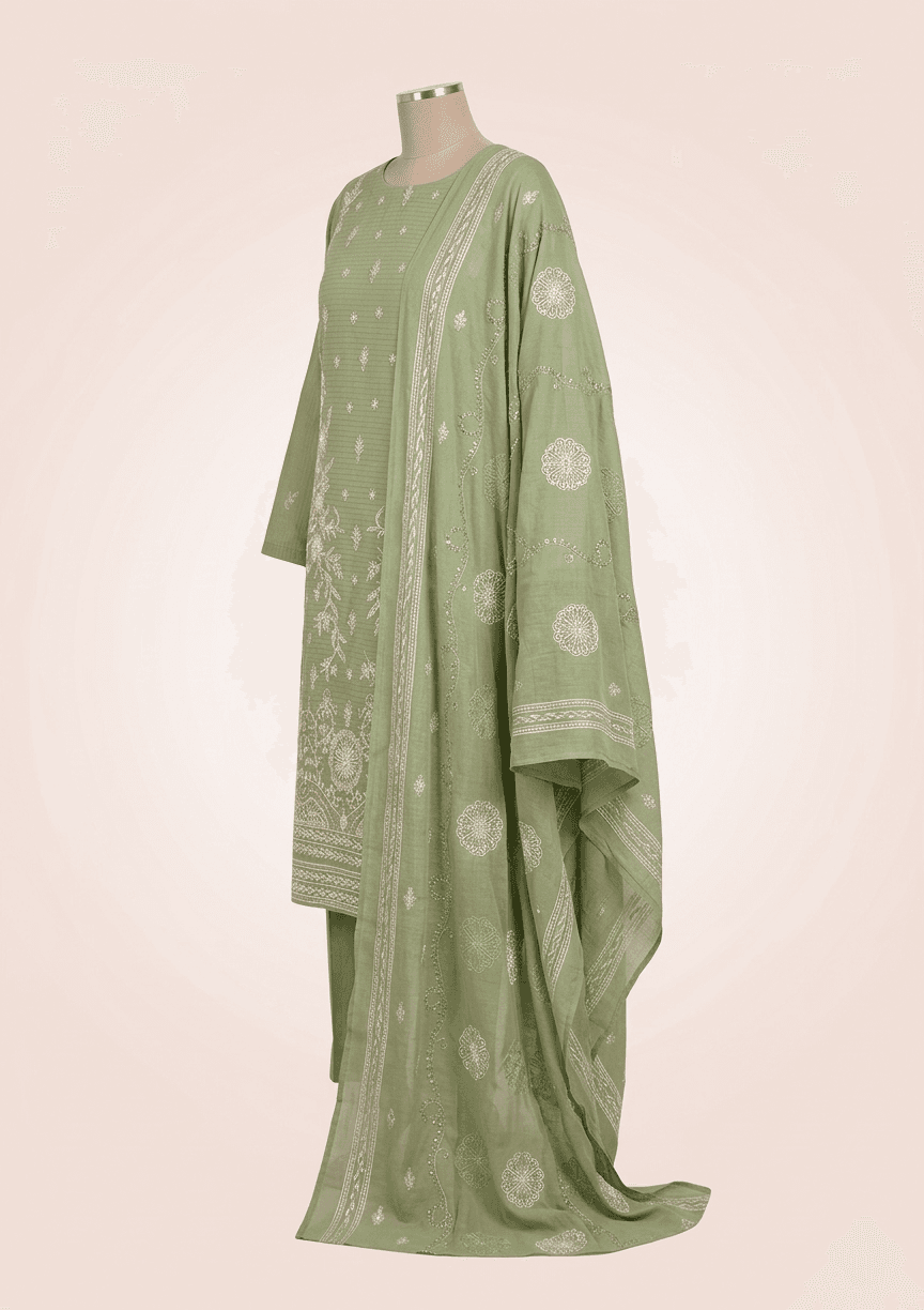 Delaya 3 Piece - Embroidered Lawn Suit