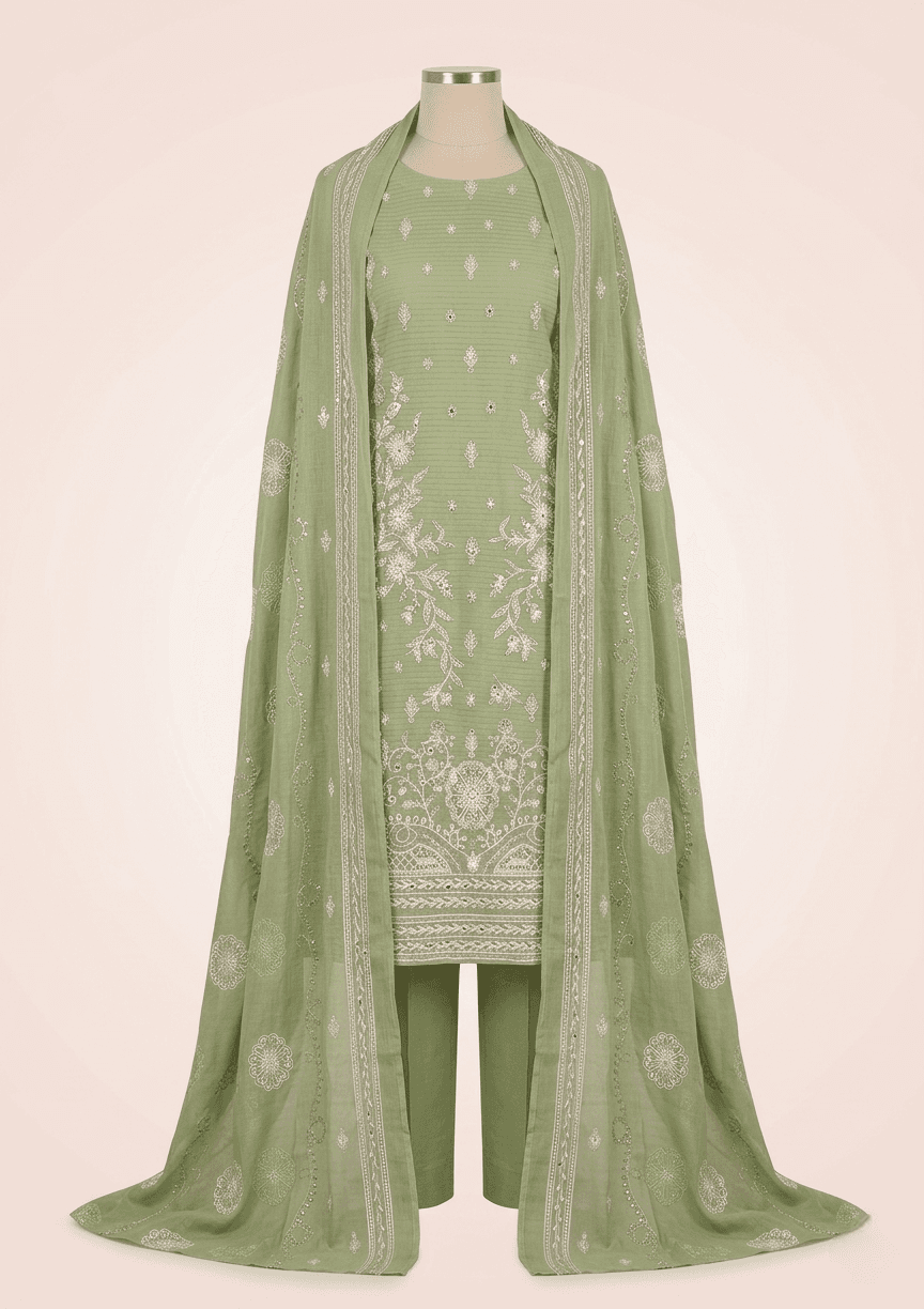 Delaya 3 Piece - Embroidered Lawn Suit